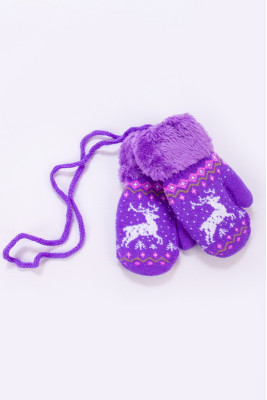 Рукавички дитячі зимові на хутрі